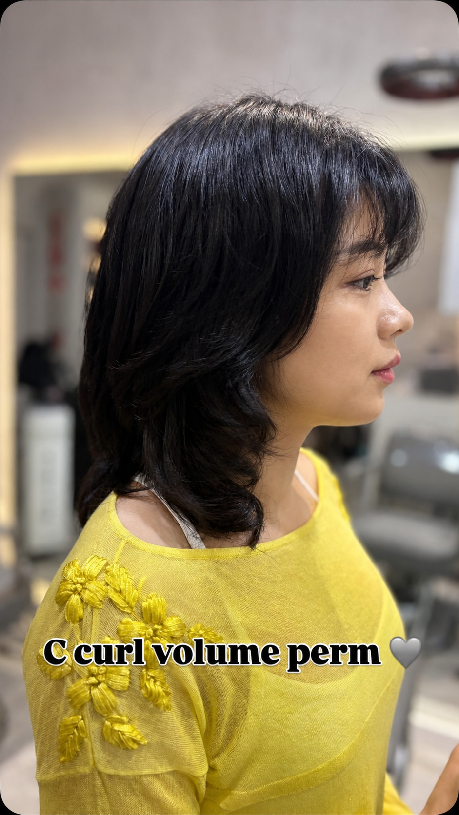 C curl volume perm
